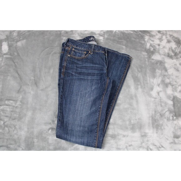 Express Boot Stella Low Rise Regular Fit Women's Size 6/28 Jeans Blue - Picture 10 of 10